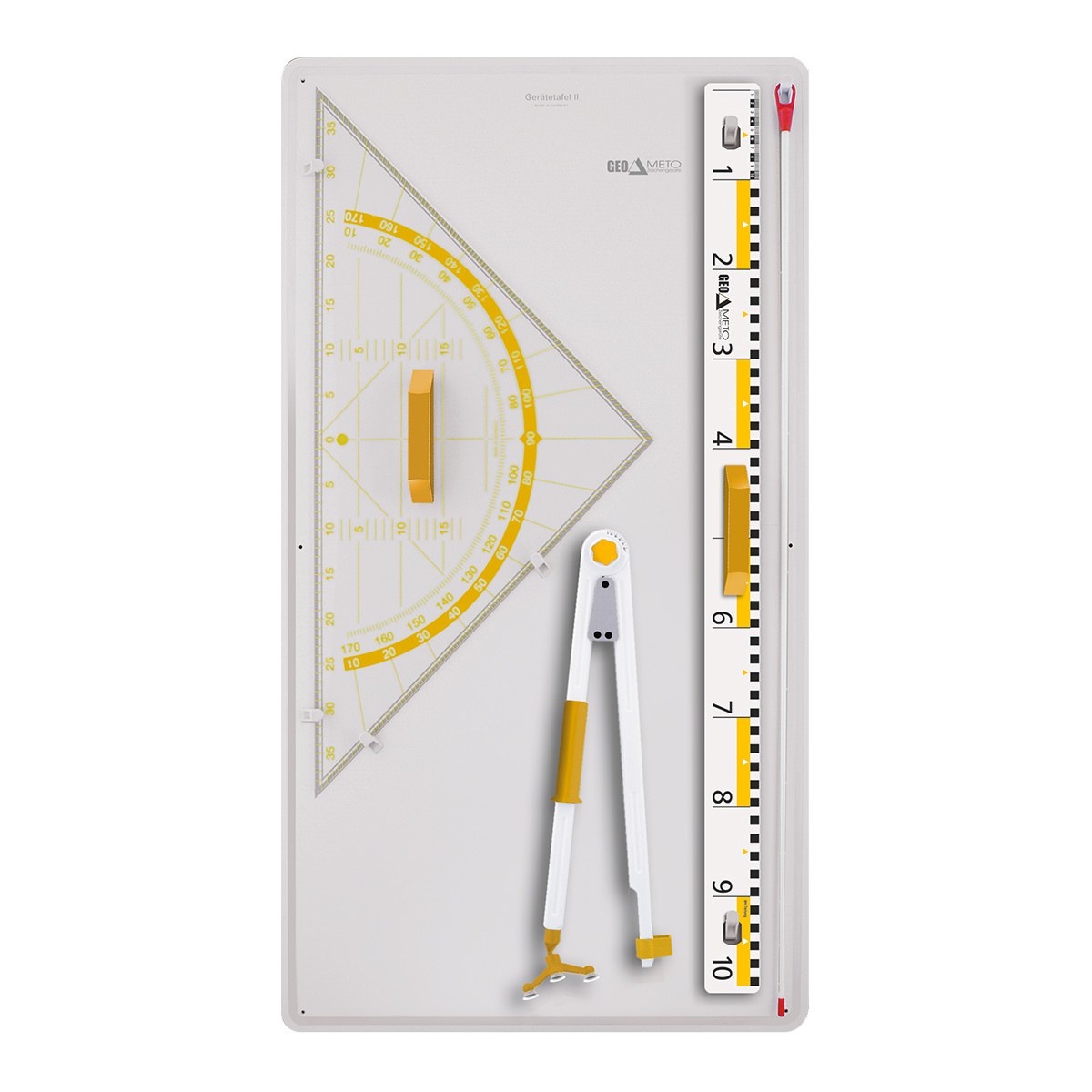 GeoMeto Gerätetafel I mit Geräten 