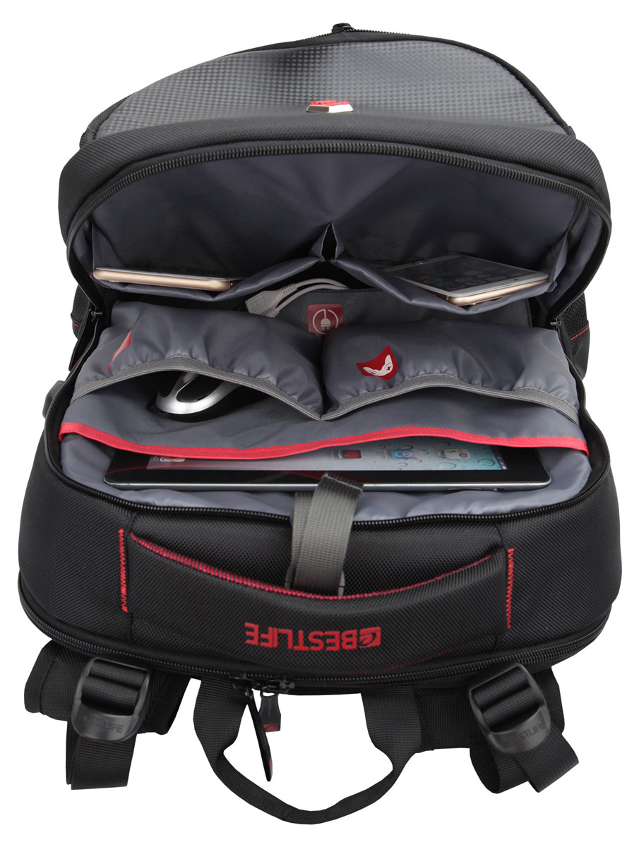 BestLife BL-BB-3332R Gaming-Rucksack Snake Eye 