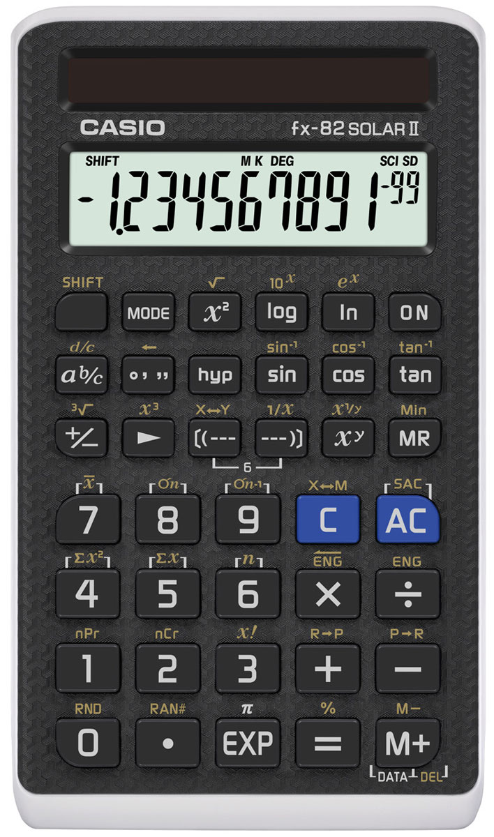 Casio FX-82 Solar II Schulrechner 