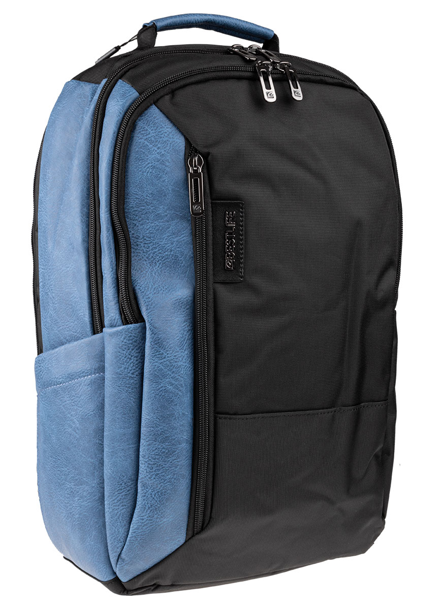 BestLife Business Titan RUCKSACK schwarz/blau Laptop Rucksack für 15,6"