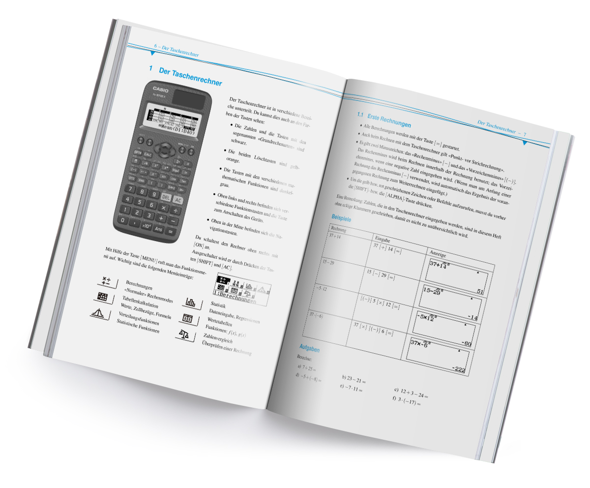 Im Fokus II: Der Einstieg in den Casio FX-87 DE X Arbeitsbuch mit Beispielen und Erklärungen