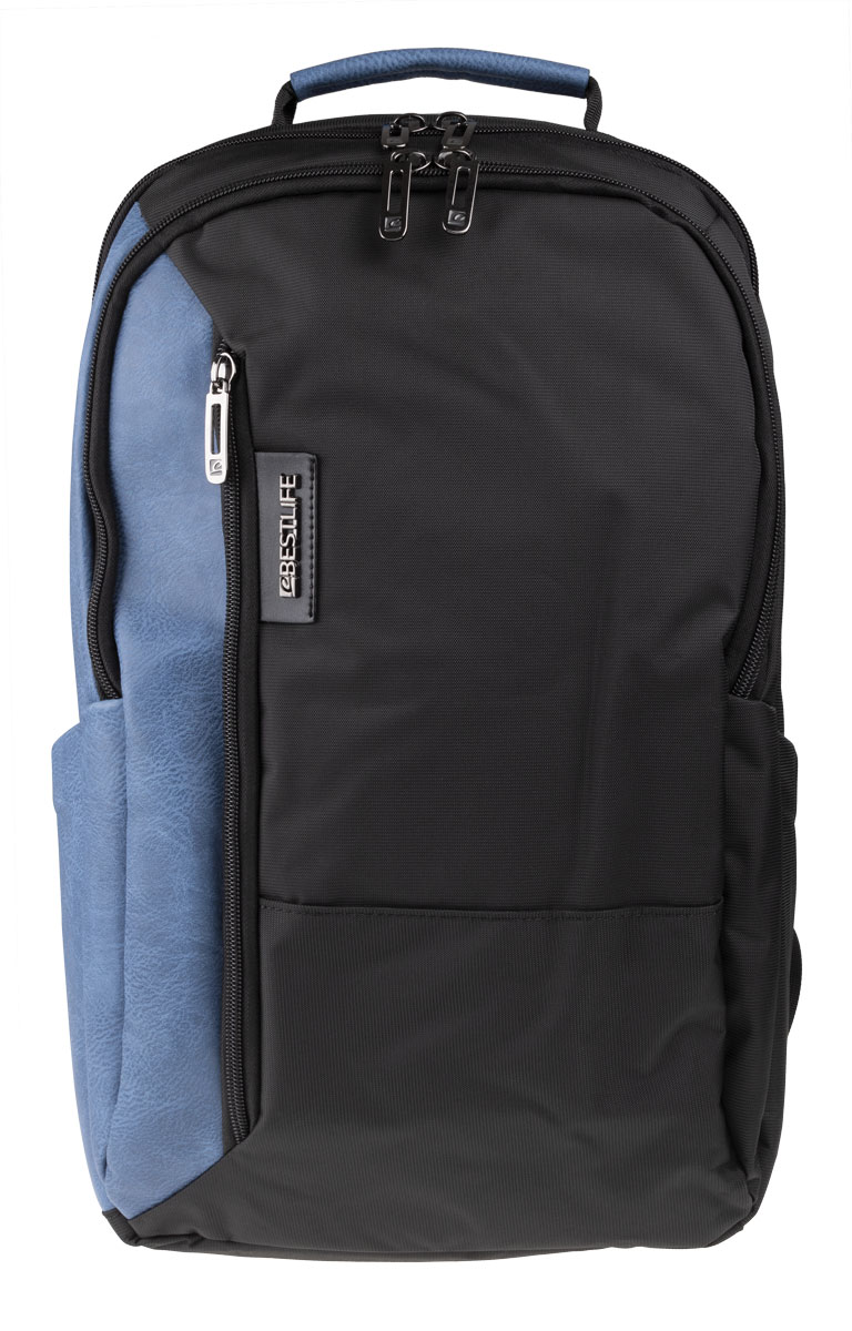 BestLife Business Titan RUCKSACK schwarz/blau Laptop Rucksack für 15,6"