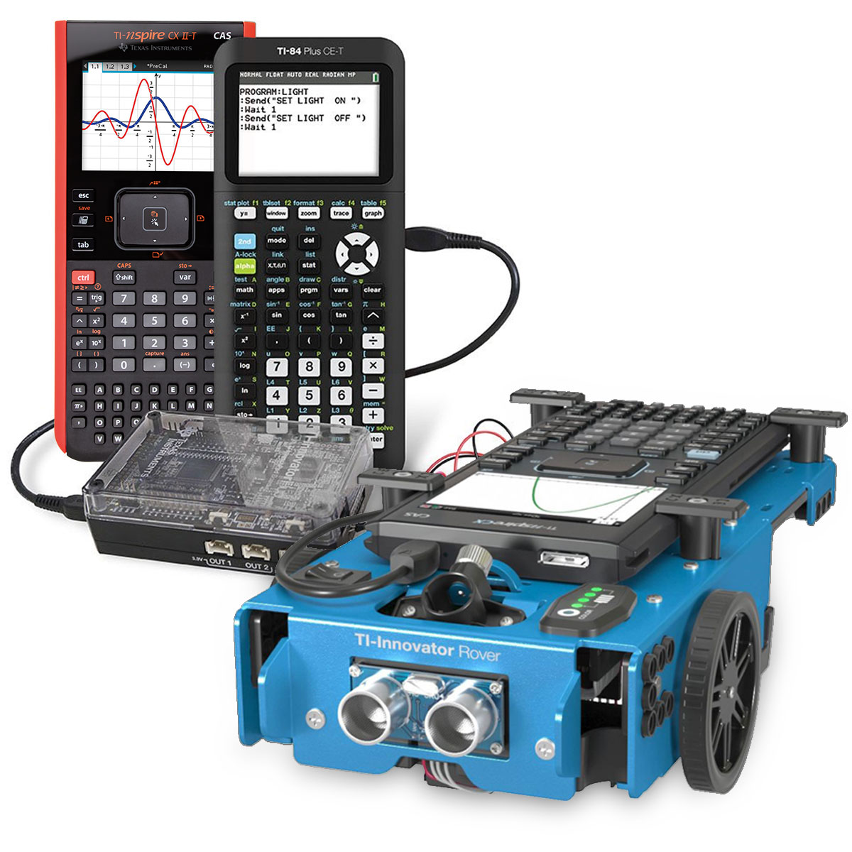 TI-Innovator Rover programmierbares Roborfahrzeug mit TI-Innovator Hub/ Launch Pad Board