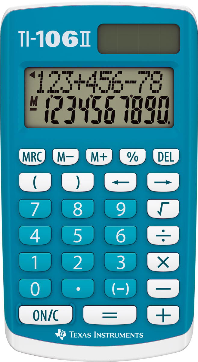 TI-106 II Schulrechner blau 