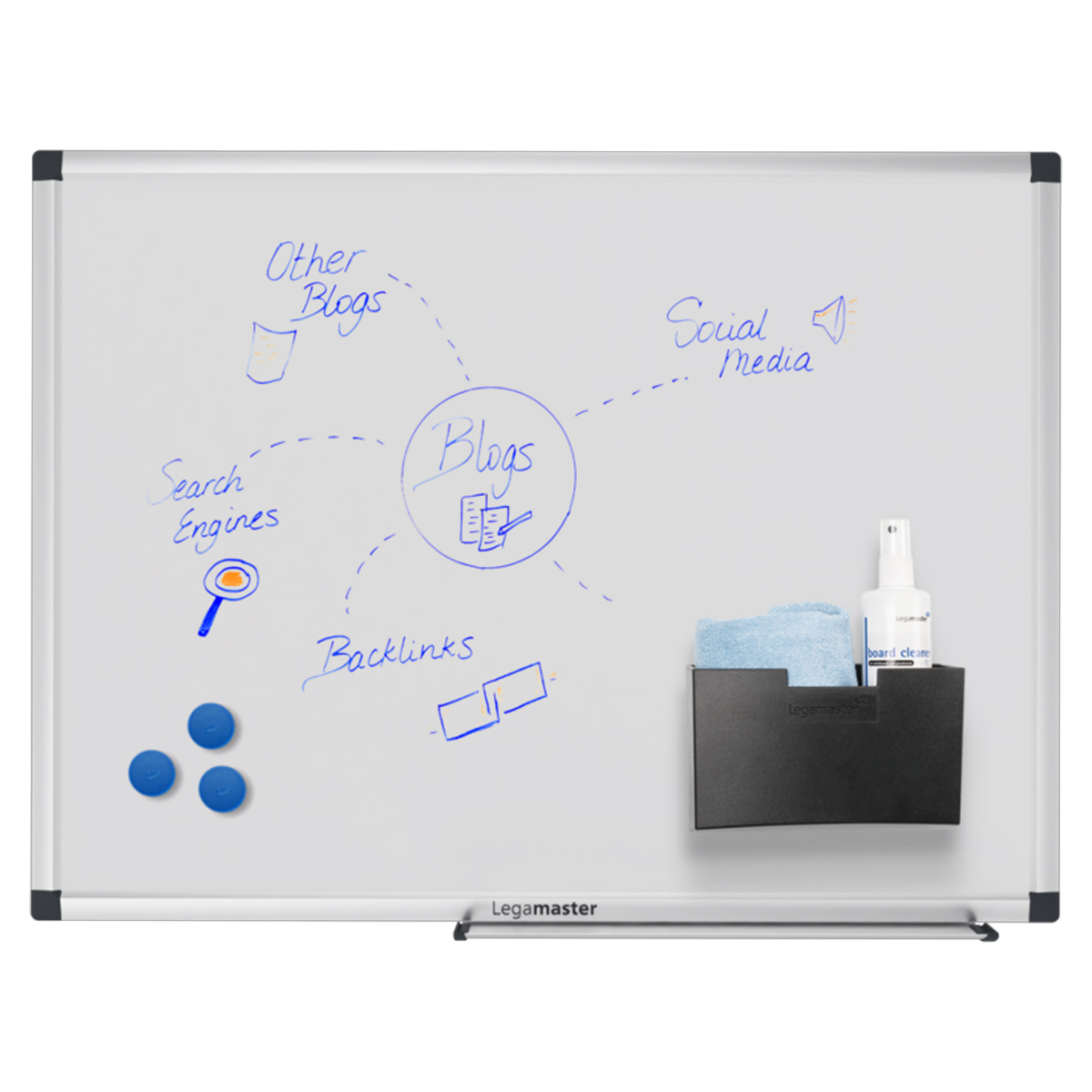 Legamaster 7-108233 Whiteboard UNITE PLUS 30 x 40 cm