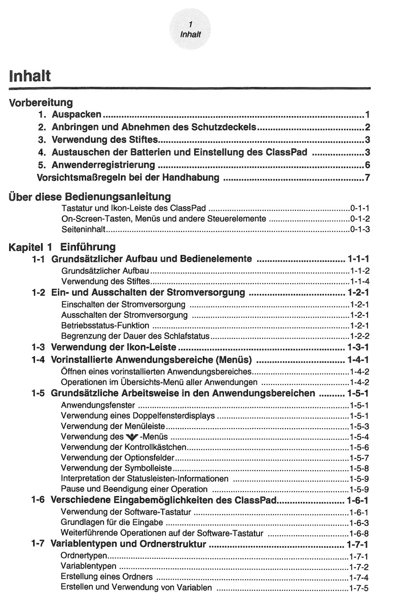 Erweiterte deutsche Anleitung für ClassPad 330/300 mit über 950 Seiten mit hochwertiger Buchbindung