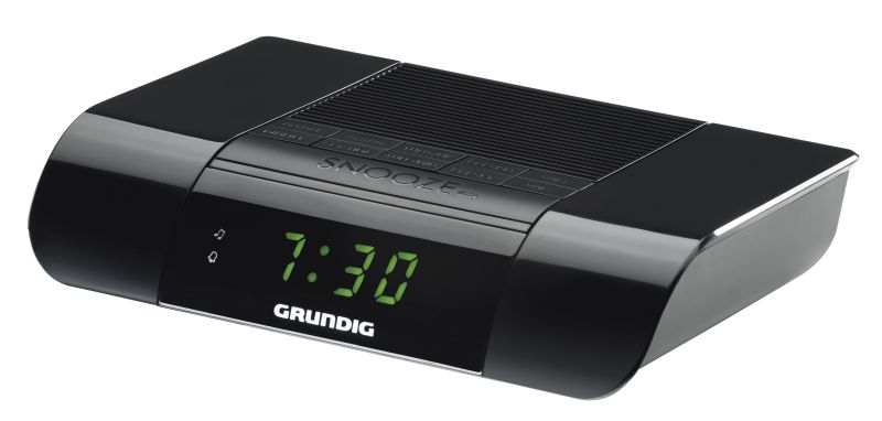 Grundig KSC 35 - Uhrenradio (schwarz) 10x FM-Speicher 