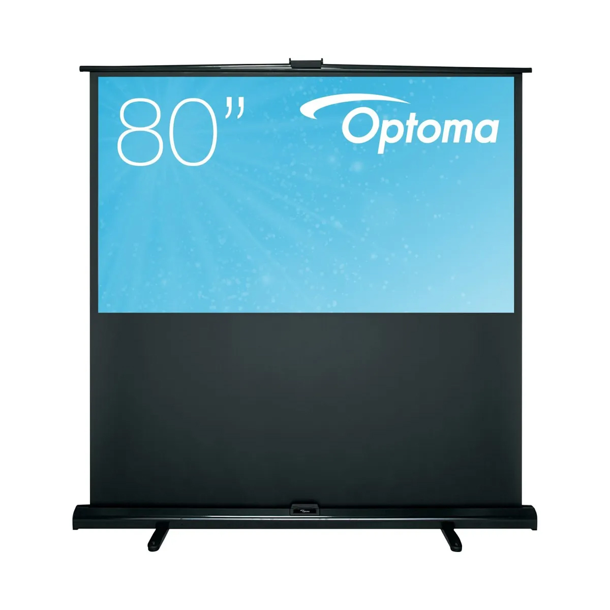 Optoma DP-9080MWL Leinwand 80'' (203,2cm) Mattweiß, 16:9, manuelle Pull-Up