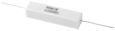 MONACOR LSR-68/20 Hochlast-Zementwiderstand, 6,8 Ω, 20 Watt