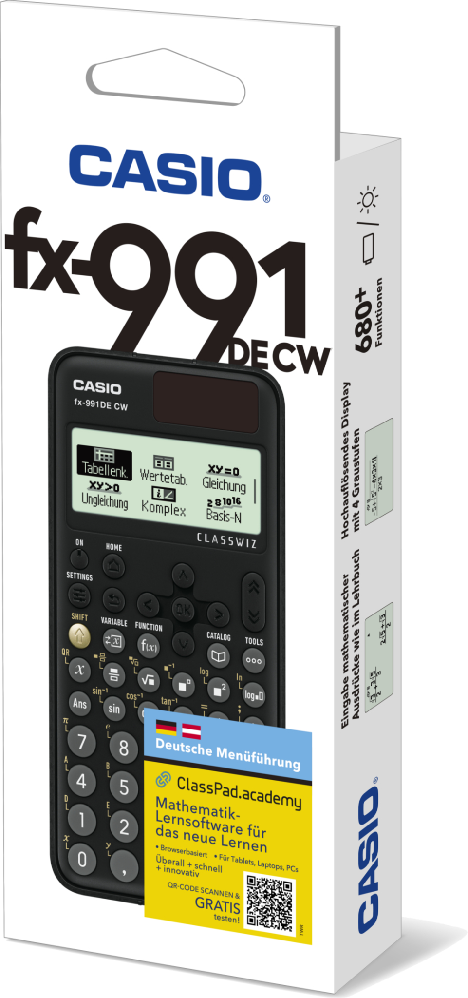 Casio FX-991 DE CW ClassWiz Schulrechner mit Rosen-Bedruckung (Motiv 03)