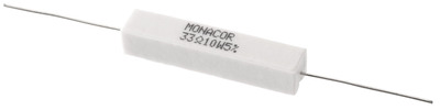 MONACOR LSR-330/10 Hochlast-Zementwiderstand, 33 Ω, 10 Watt