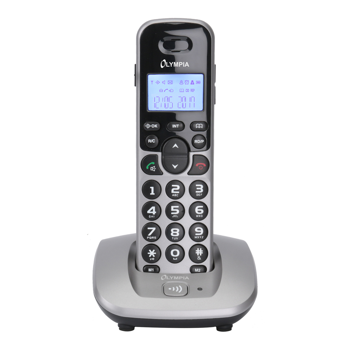 Olympia DECT 5000 silber Schnurlos-Telefon 