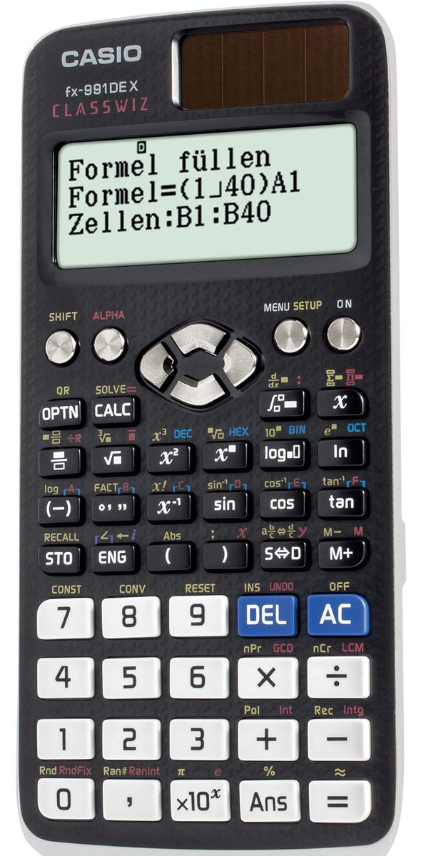 Casio FX-991 DE X ClassWiz Schulrechner 