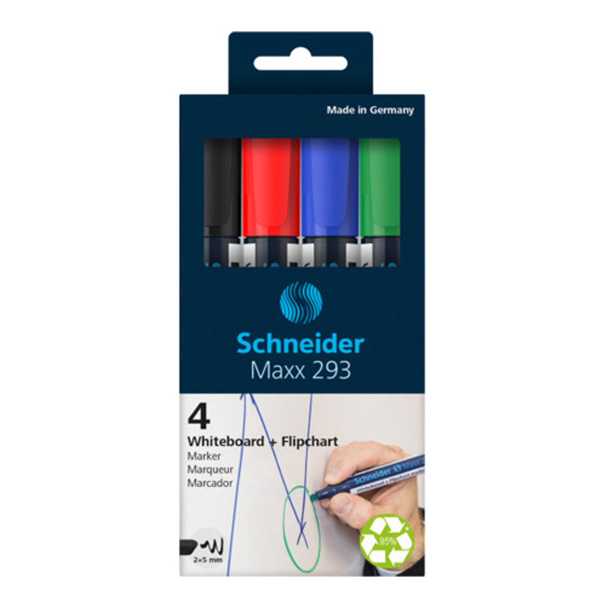 Schneider 129394 Maxx 293 Whiteboard-Marker-Set 