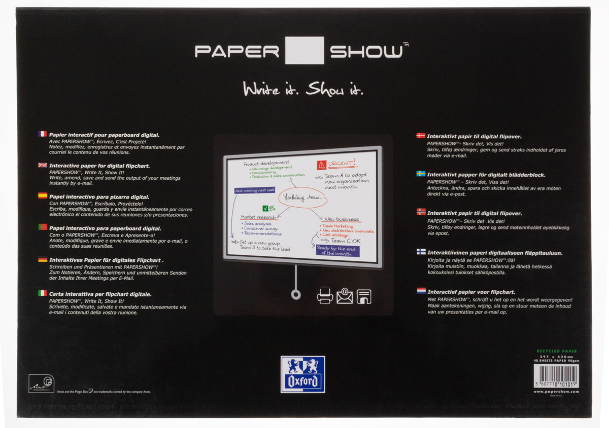 Papershow Spezialpapier-Schreibblock 48 Blatt, A3 