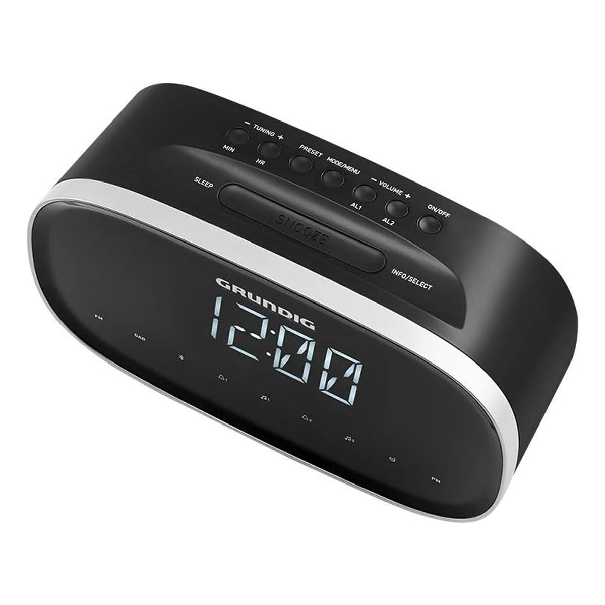 Grundig Sonoclock 3500 BT DAB+ UKW Radiowecker Bluetooth, USB-Ladefunktion, LED-Display