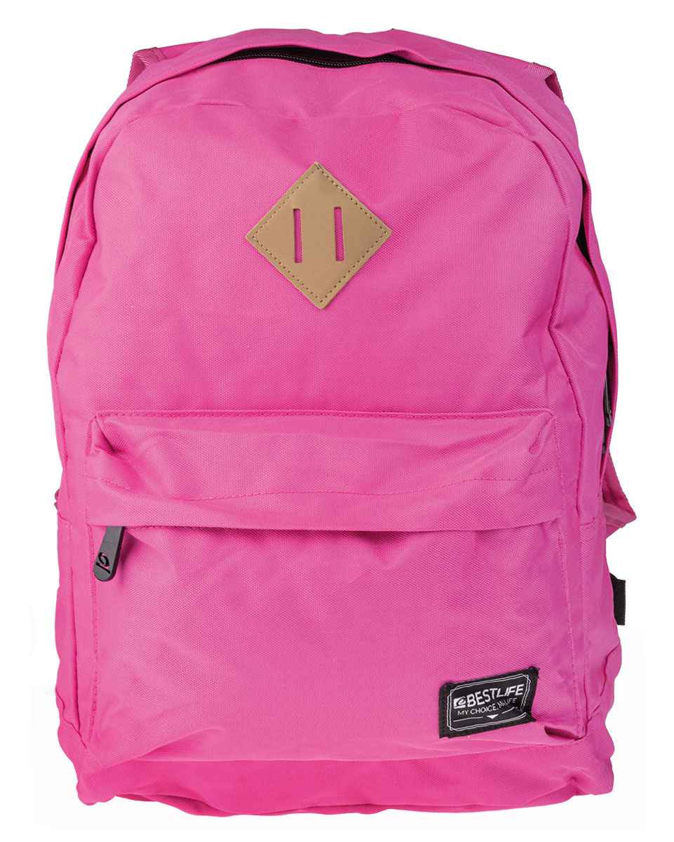 BestLife BB 3119P Schulrucksack für Laptop und Tablet bis 15,6 Zoll pink