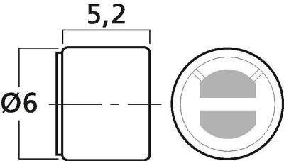 MONACOR MCE-4001 Qualitäts-Subminiatur-Elektret-Mikrofonkapsel