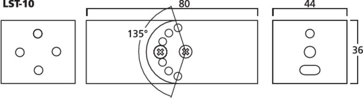 MONACOR LST-10 Universalhalterung