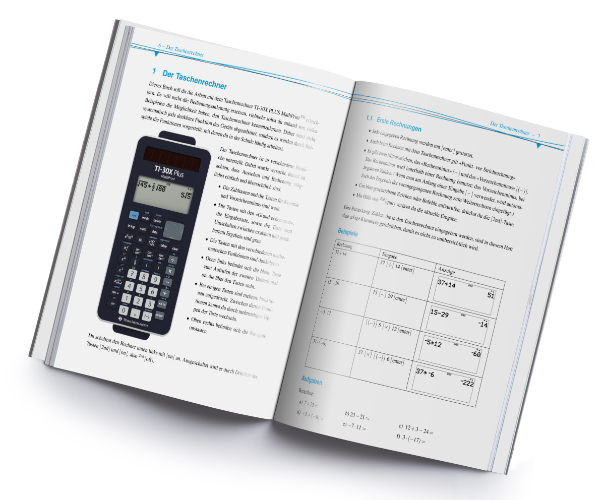 Im Fokus II: TI-30X Plus MathPrint verständlich erklärt - Arbeitsbuch mit Beispielen und Erklärungen