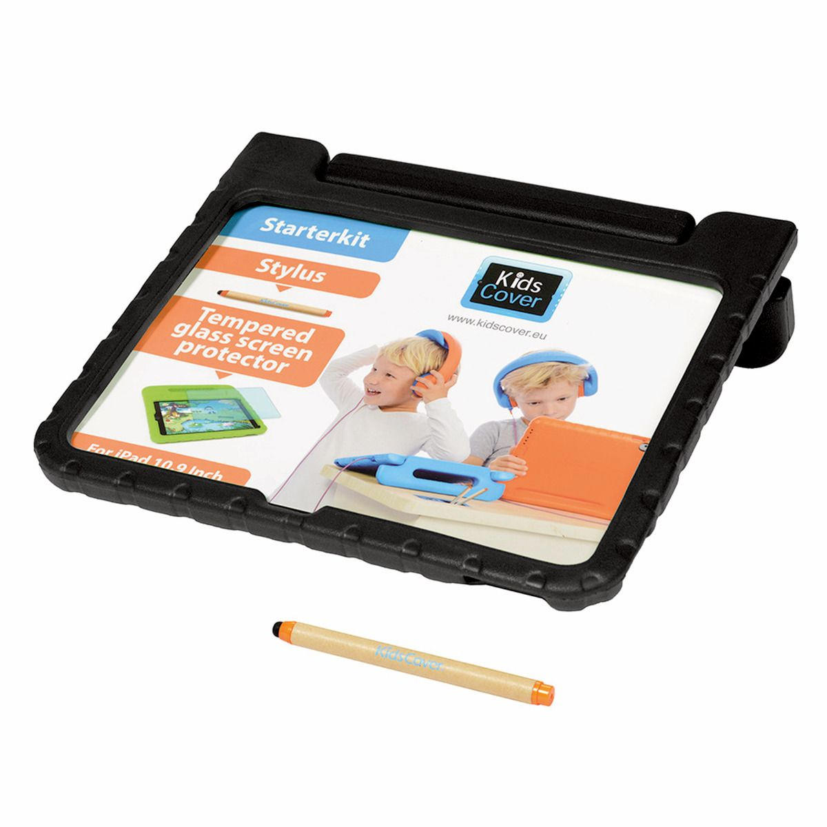 PARAT KidsCover für iPad® 10,9" (10. Gen.), inkl. Stylus, schwarz