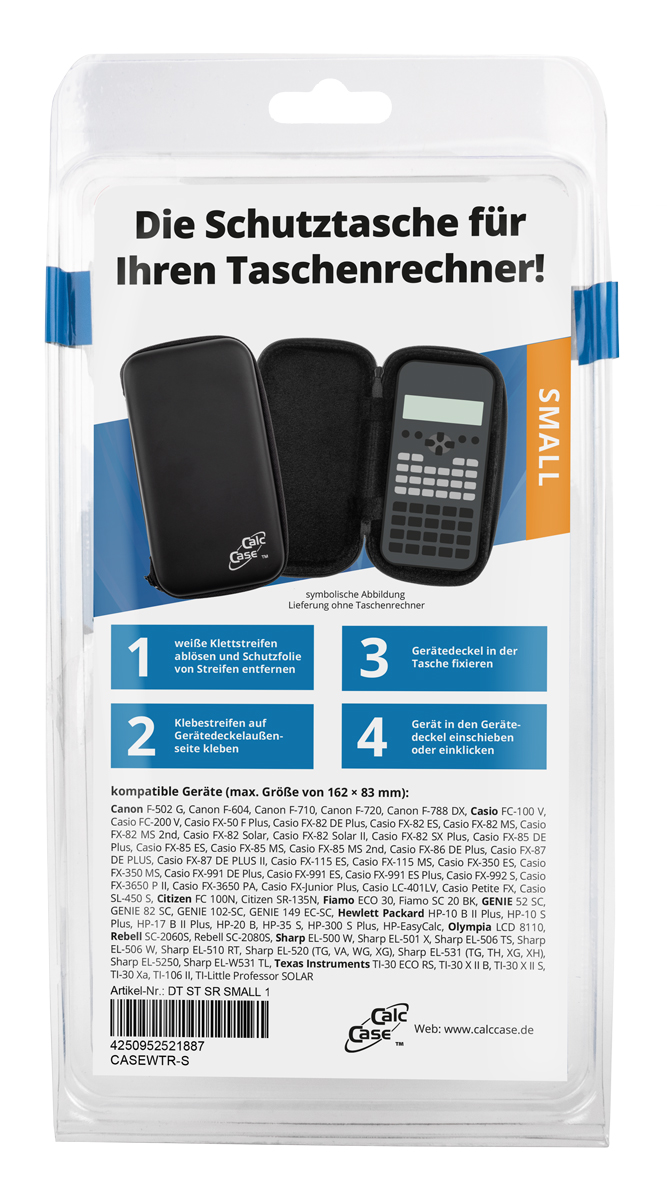 Schutztasche für Schulrechner, Größe SMALL robust, schmutzabweisend , schwarz, im Blister