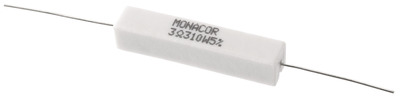 MONACOR LSR-33/10 Hochlast-Zementwiderstand, 3,3 Ω, 10 Watt