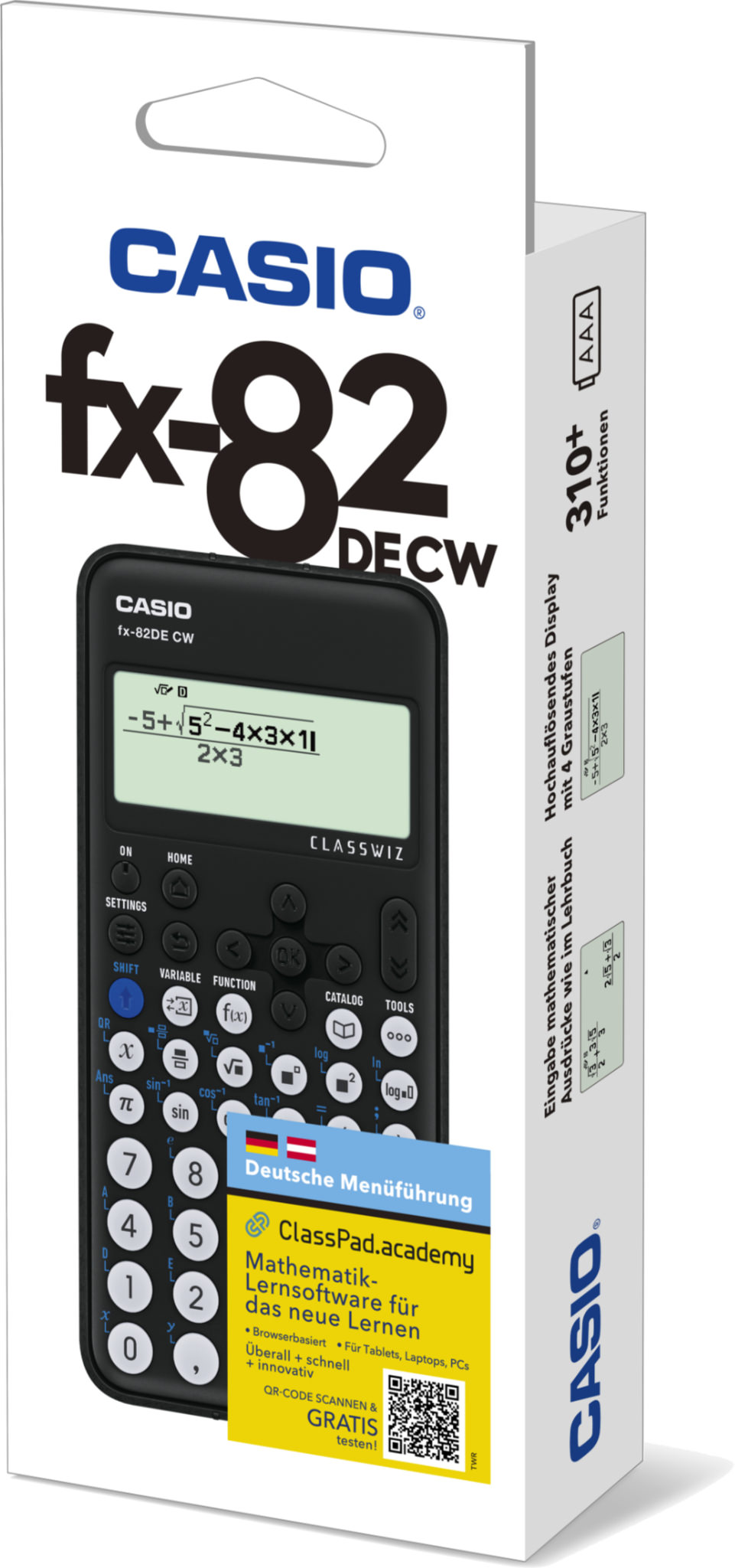 Casio FX-82 DE CW ClassWiz Schulrechner 