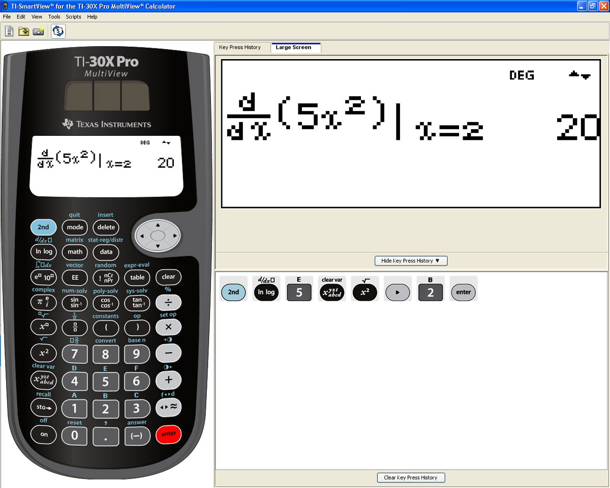 TI-SmartView TI-30 X Pro MultiView & TI-36 X Pro MultiView von Texas Instruments unbefristet / Single / 1 Stück