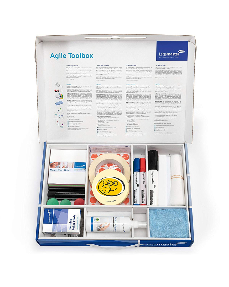 Legamaster 7-125400 Agile Toolbox, 500-teilig 