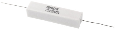 MONACOR LSR-150/20 Hochlast-Zementwiderstand, 15 Ω, 20 Watt