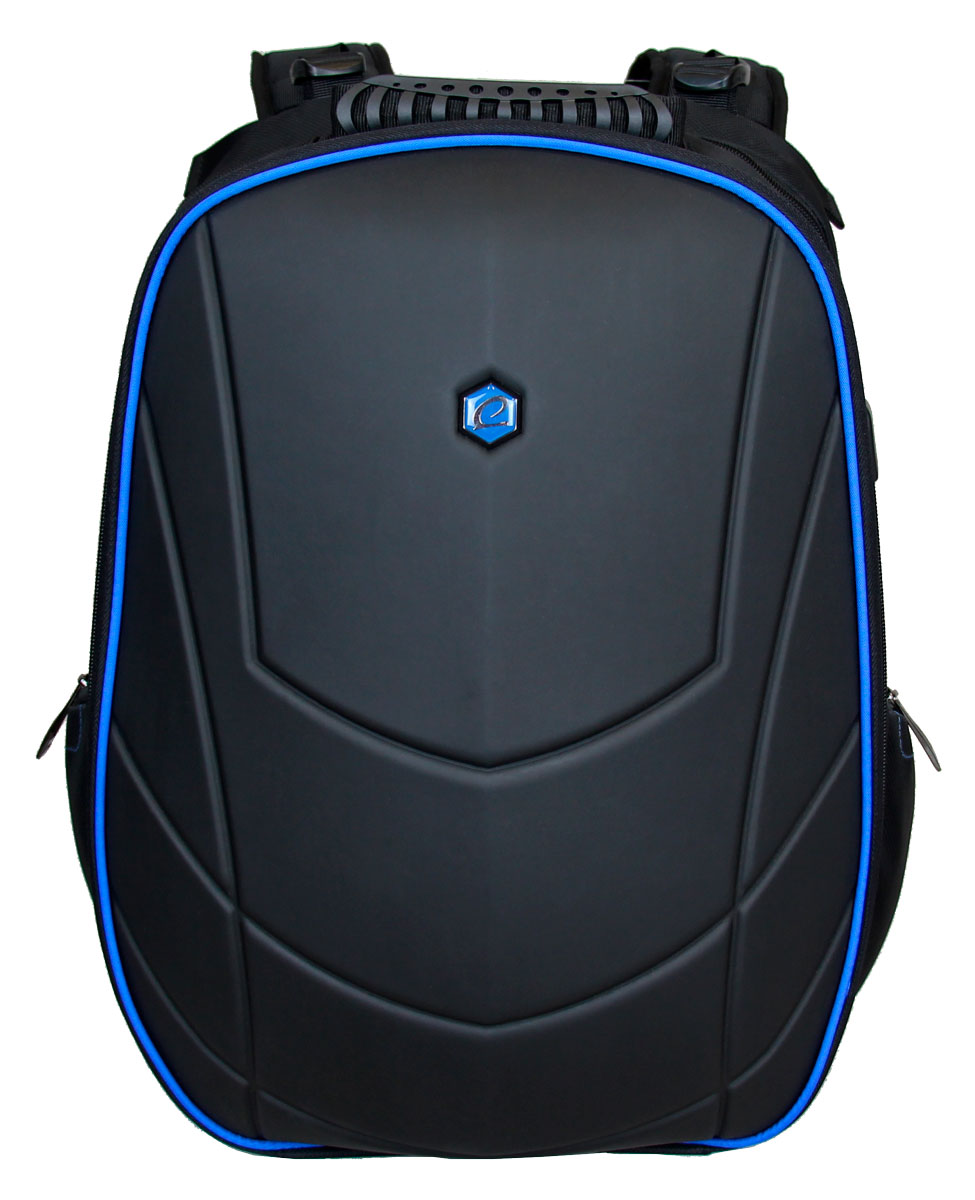 BestLife Gaming Assailant RUCKSACK schwarz/blau Gaming Rucksack mit USB Connector für 17" Laptop