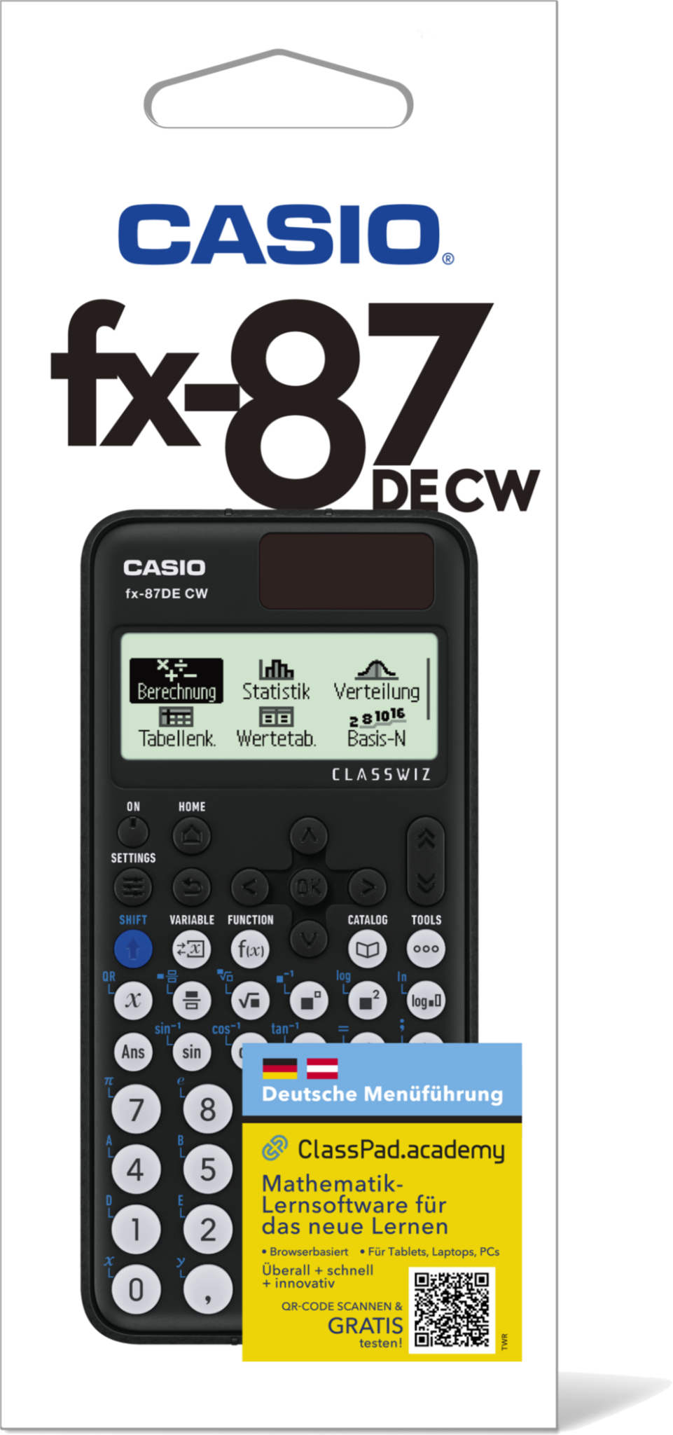 Casio FX-810 DE CW ClassWiz Schulrechner mit Rosen-Bedruckung (Motiv 03)