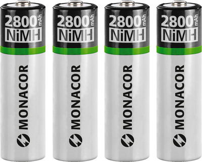 MONACOR NIMH-2800/4 NiMH-Mignon-Akkus, 4er-Set