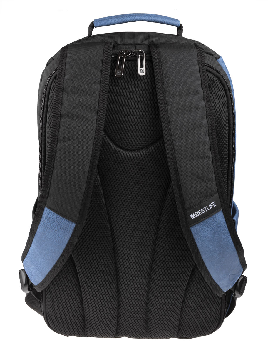 BestLife Business Titan RUCKSACK schwarz/blau Laptop Rucksack für 15,6"