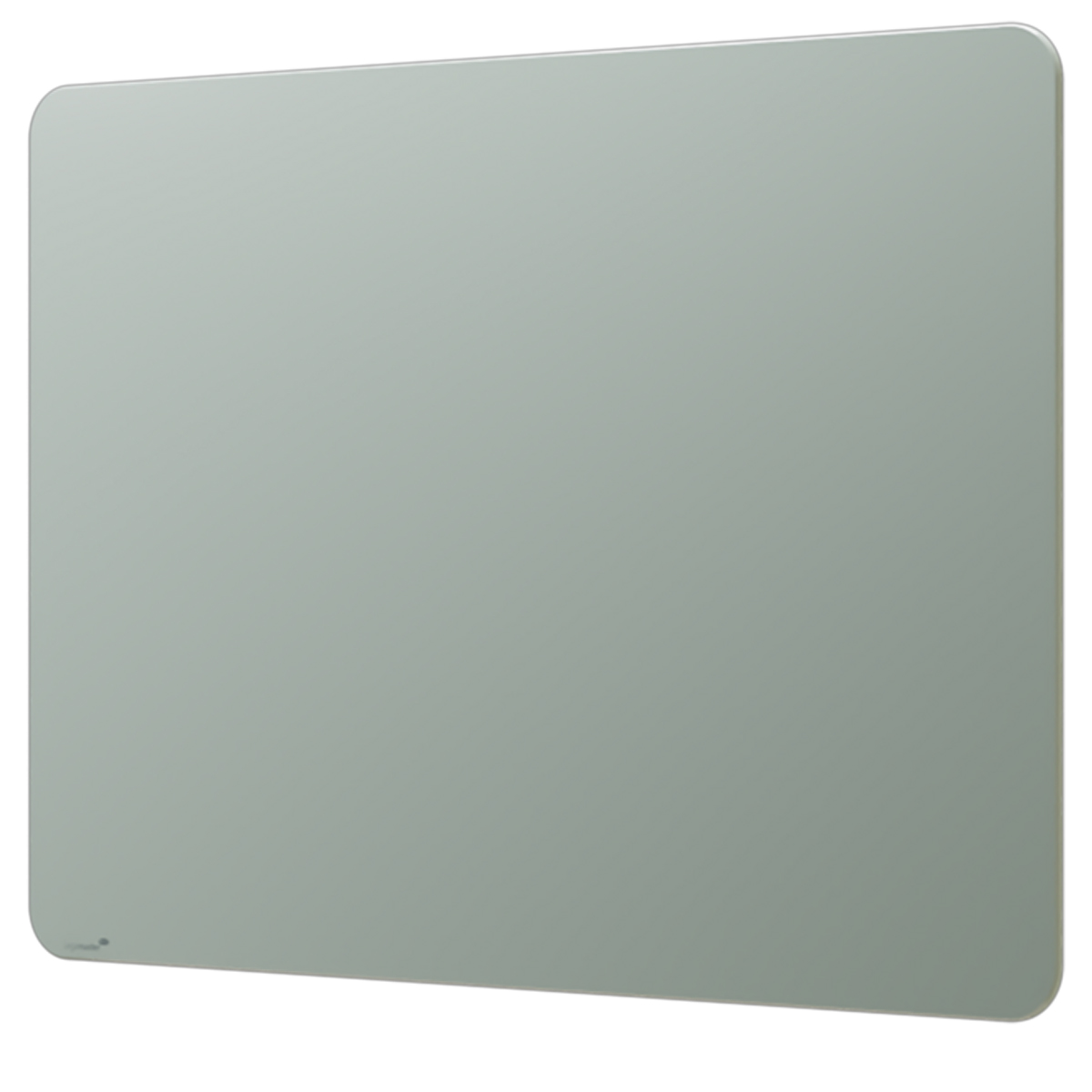 Legamaster 7-104354 RC matte Glasboard 90 x 120 cm, sage green, mit abgerundeten Ecken