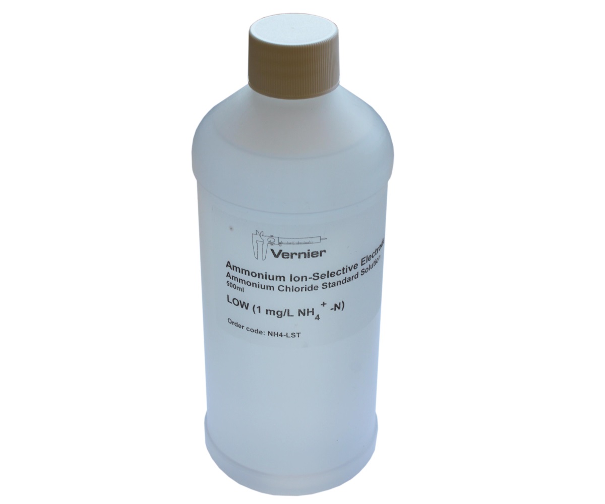 Kalibrierungslösung 1 mg/l NH4 Zubehör für Ammonium-Ionen--Sensor (500 ml Flasche)