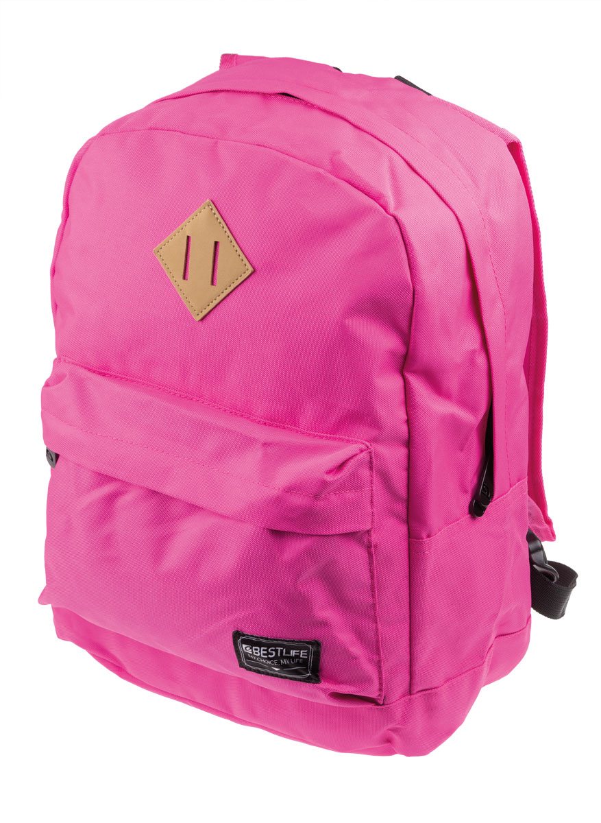 BestLife BB 3119P Schulrucksack für Laptop und Tablet bis 15,6 Zoll pink