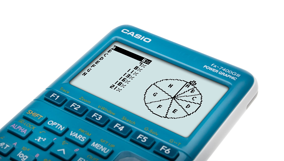 Casio FX-7400 G III Grafikrechner blau 