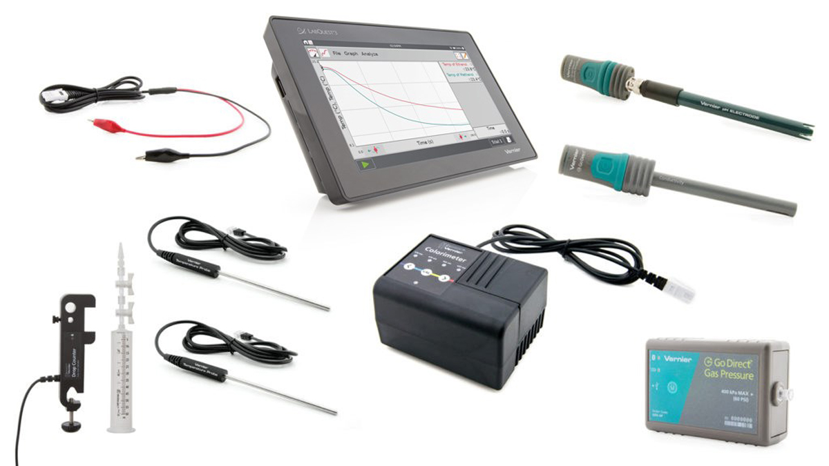 Vernier Set Chemie Standard Paket LabQuest3 inkl. 7 Sensoren/Zubehör