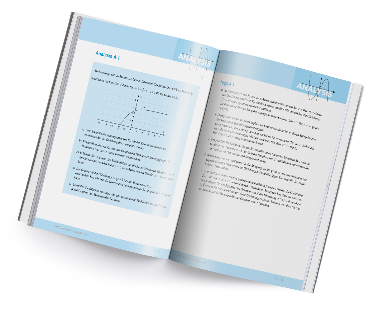 Im Fokus: Mündliches Abitur Mathematik - 40 Karten-Set mit vielen Tipps und ausführlichen Lösungen zur Prüfungsvorbereitung