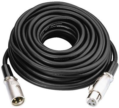 MONACOR MEC-1000/SW XLR-Kabel