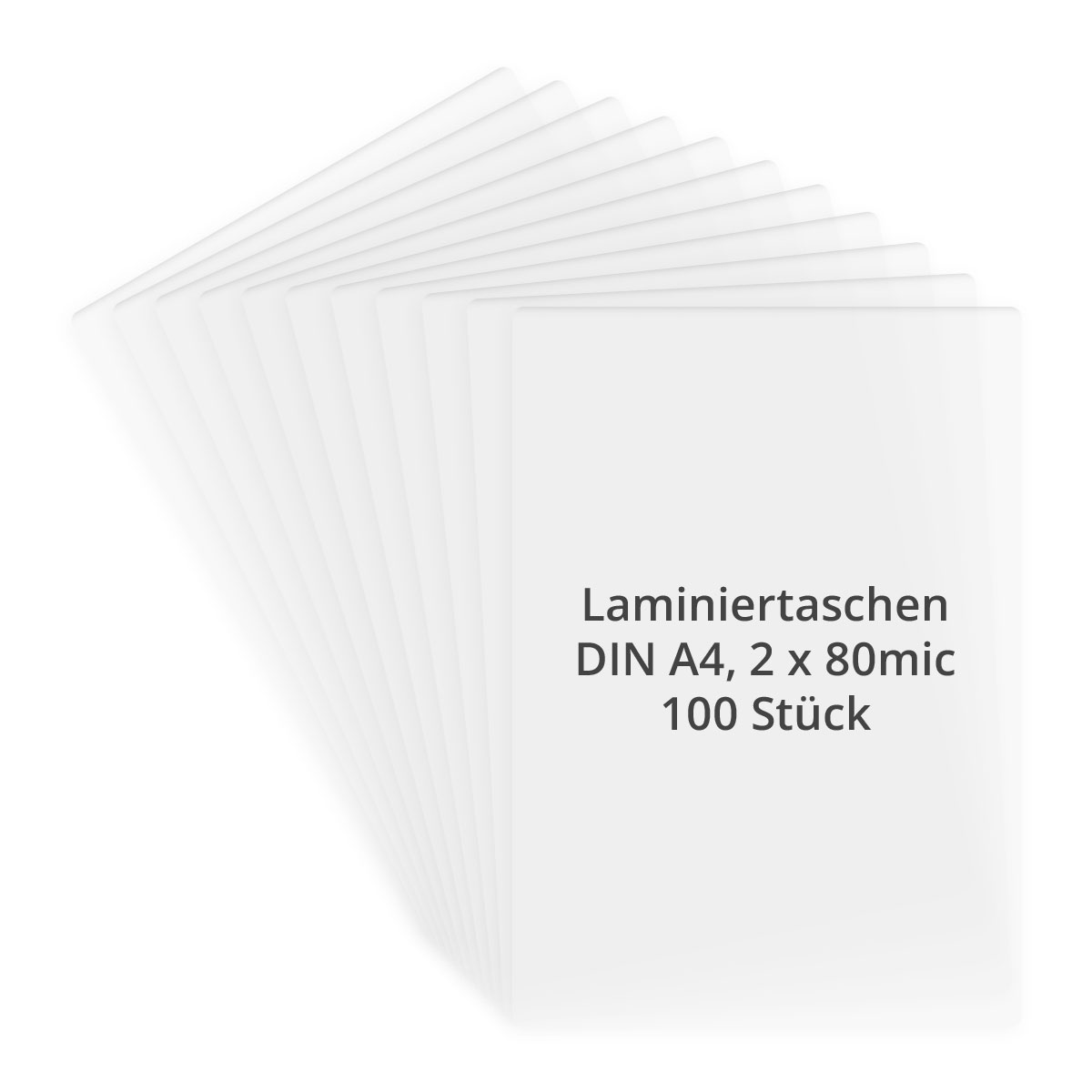 DAHLE Laminiertaschen DIN A4 (216 x 303 mm) 2x 80 mic, 100 Stück