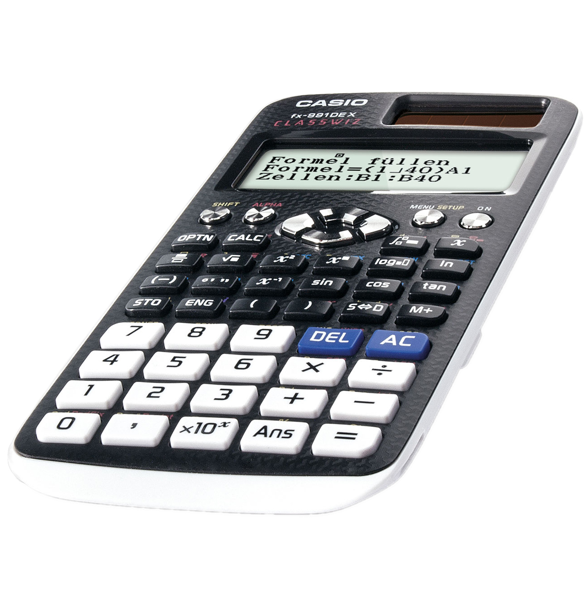 Casio FX-991DE X ClassWiz Schulrechner mit Einhorn-Bedruckung (Motiv 13)