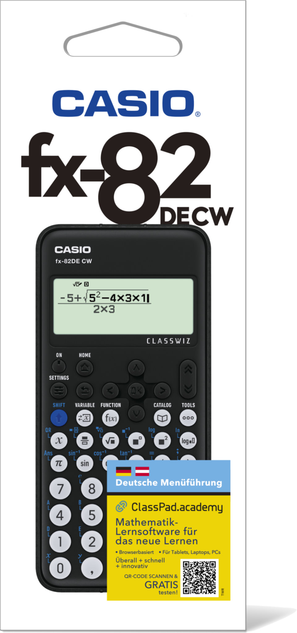 Casio FX-82 DE CW ClassWiz Schulrechner 