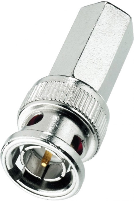 MONACOR UG-88/S BNC-Schraubstecker für Kabel Ø 6 mm, 75 O