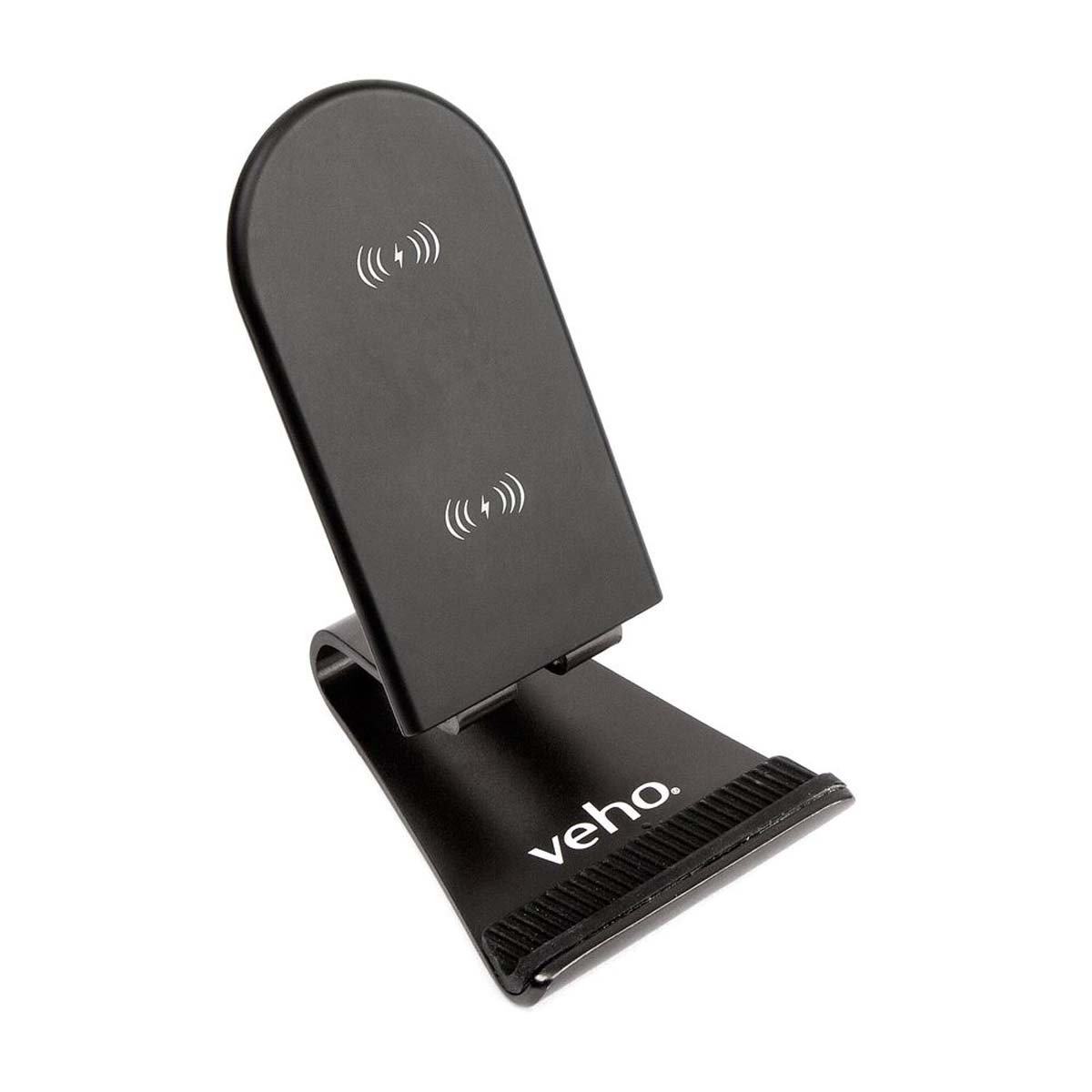 Veho VWC-001-DS4 Qi Wireless Ladestation für alle Smartphones mit Qi-Technologie, 1,4 m USB-Kabel, 10 W, 105-200 KHz