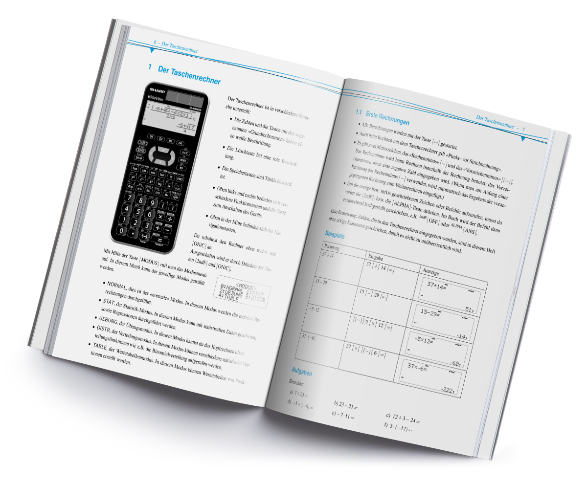 Im Fokus II: Sharp EL-W550XG verständlich erklärt Arbeitsbuch mit Beispielen und Erklärungen