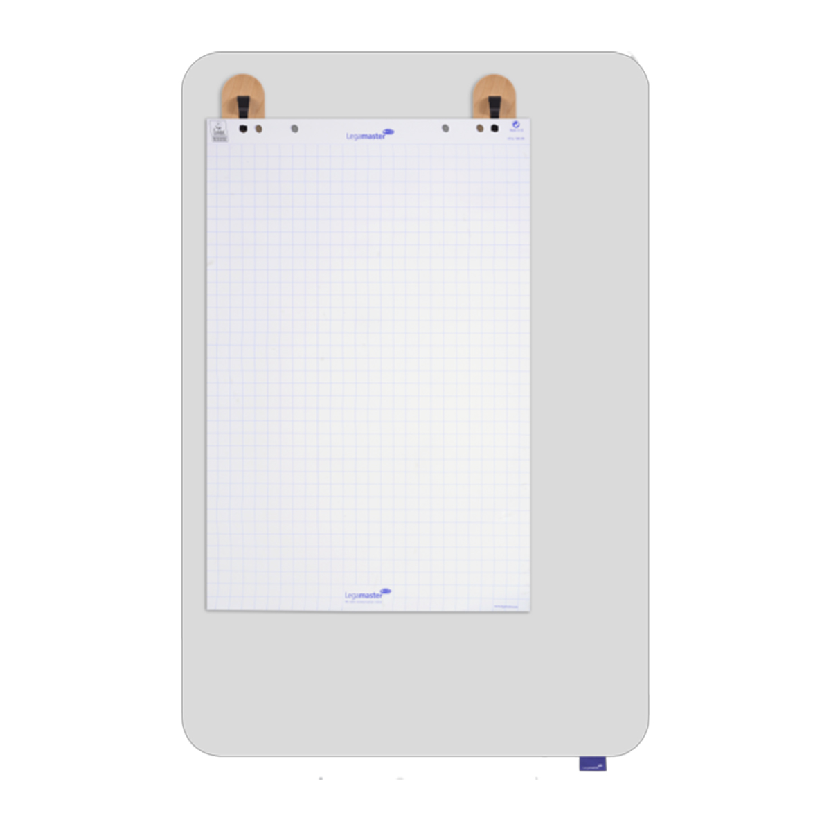 Legamaster 7-122825 Whiteboard-Papierhaken WOODEN, magnetisch, 2 Stück