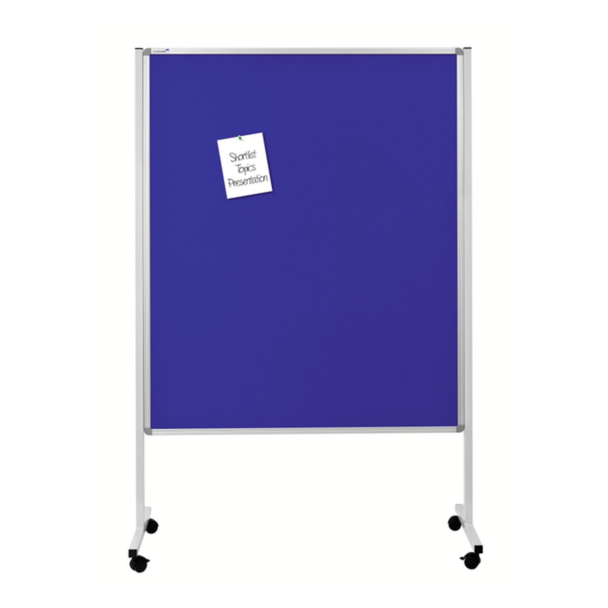 Legamaster 7-210600 Multiboard XL 120x150 cm, Whiteboard / Textil blau